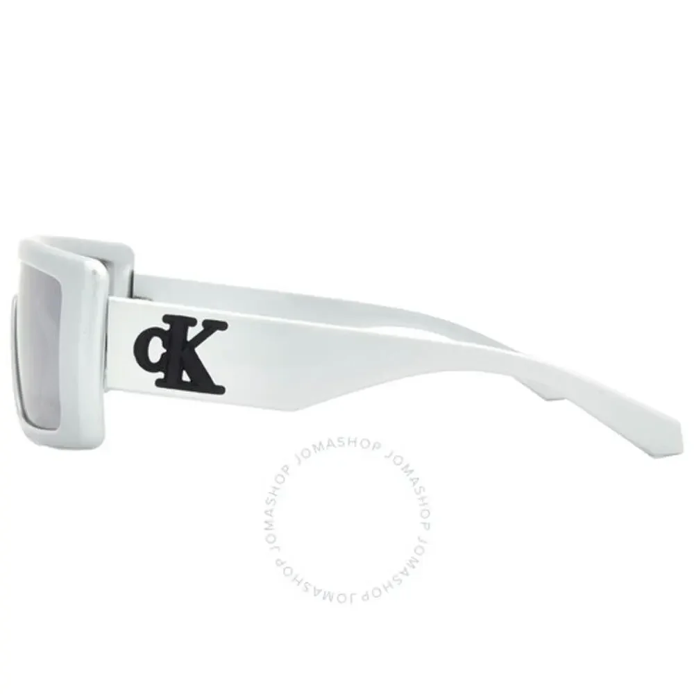 💎✨NEW✨💎NWT Calvin Klein Silver Browline Unisex Sunglasses